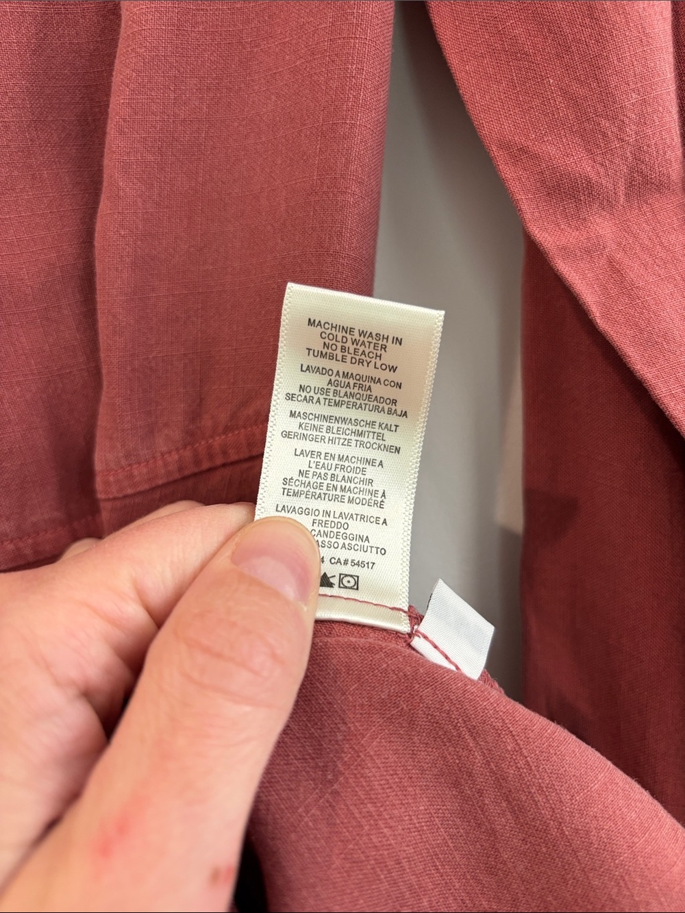 Anthropologie Cloth & Stone Fringe Layered Buttondown - Picture 6 of 6